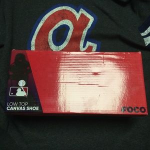 Atlanta Braves FOCO Low Top Digi Camo Shoes
